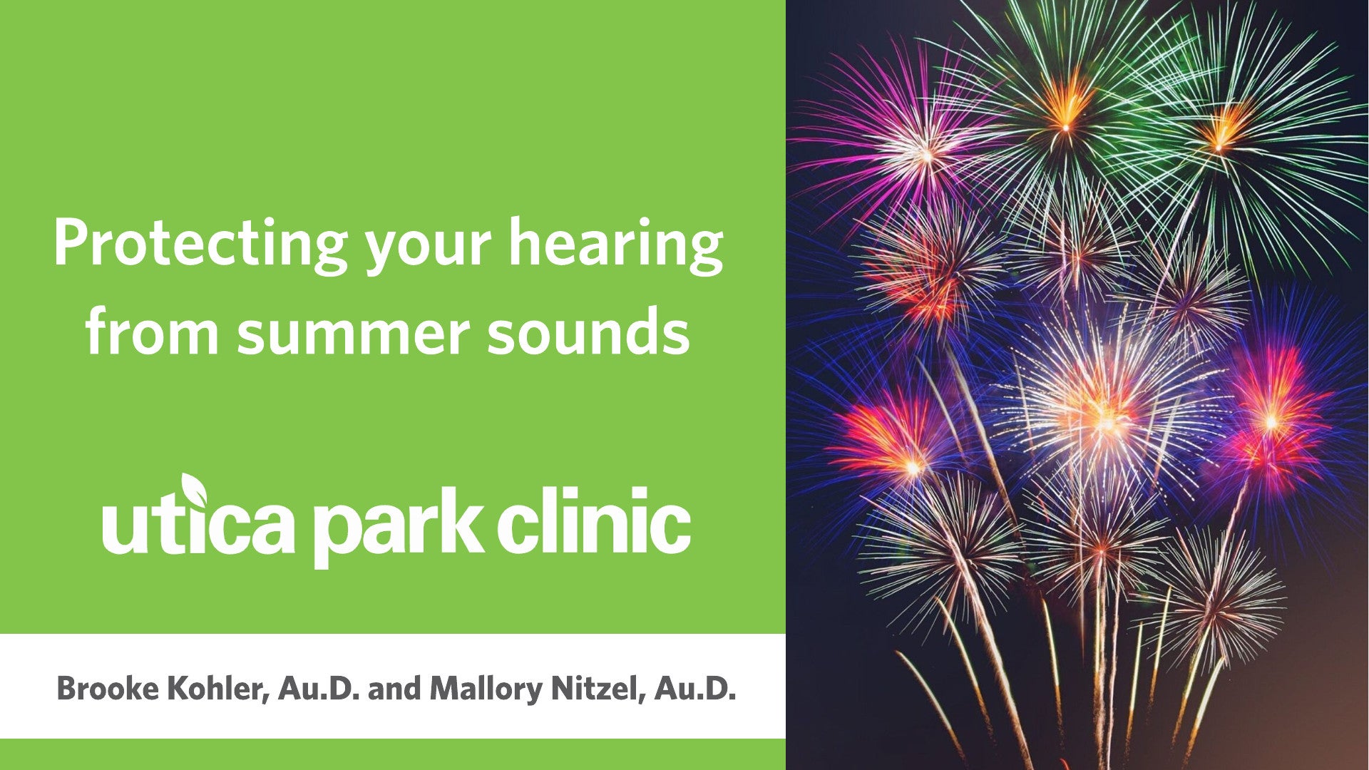 Protecting your hearing from summer sounds